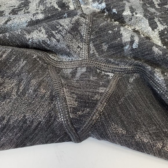 Lululemon Wunder Under Tight Legging 28” HR Sz 8 Crinkle Heather Brindle Foil - Picture 11 of 16